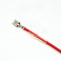 Terminales de resorte para microinterruptores de batería de 2.8/4.8/6.3 con cables y conectores prensados en frío