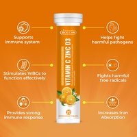 C Vitamini, Çinko ve D3 Efervesan Tabletleri, Bağışıklık Sistemini Desteklemek İçin Güçlü Bağışıklık Yanıtıları Sağlar