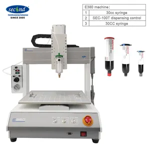 Second intelligent Equipment SMT 30CC tabletop automatic robot glue dispenser glue dispensing machine pcb