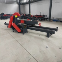 Scie à ruban horizontale BITA avec table de poussée manuelle pour la coupe du bois, 220V/380V/110V 7.5kW