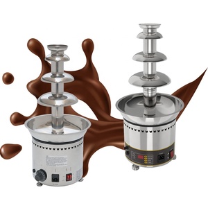 <span class=keywords><strong>Fontaine</strong></span> à chocolat fondant 4 niveaux pour usage commercial, idéale pour cafétéria, bar et fête - Product Image 2