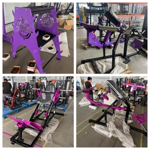 Grosir Pabrik langsung peralatan Fitness Gym pelat kekuatan mesin angkat beban berdiri Set lengkap - Product Image 6