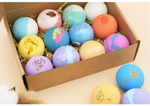 OEM Natural Bath <b>Bomb</b> With Essential Oils&Dried <b>Flowers</b> <b>Gift</b> <b>Set</b>-12 Fizzy Ball Bubble Spa Birthday Mothers day <b>Gifts</b> Girls Wife - Product Image 4