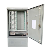 Hub de distribution de fibre optique SMC 288 cœurs, armoire de connexion croisée FTTH extérieure avec connecteur SC ODF