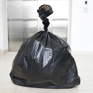 Bolsas de basura grandes negras ecológicas de alta resistencia, 55-60 galones, basura de jardín de plástico, revestimiento de basura, bolsas de plástico de 25kg - Product Image 2