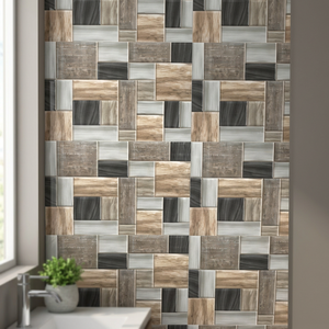 Carreaux muraux en céramique numérique effet pierre sablée 30x60 cm, finition mate, design 3D en relief pour extérieurs de maison - Product Image 2
