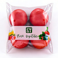 Op maat bedrukte transparante plastic zakjes voor fruit en groenten, zelfklevende verpakkingen voor groenten