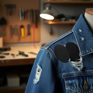 ILAN Patch Nera 9.5X14cm 2 Pezzi per Riparazione Abbigliamento - Product Image 4