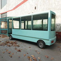 Carrito de helado móvil personalizado, camión de alimentos a la venta, autobús de comida, furgoneta de café