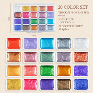 <span class=keywords><strong>2025</strong></span> ouyue Màu sắc rắn màu nước ngọc trai kim loại màu nước sơn thiết lập cho nghệ sĩ và sinh viên sơn - Product Image 6