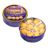 Biscuits au beurre style danois 340g, croustillants et sucrés, biscuits roulés, Émirats arabes unis