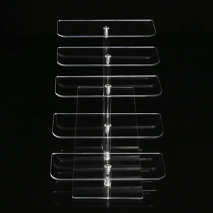 Giá đỡ kính mắt acrylic 4 tầng, để bàn, trong suốt, trưng bày kính mắt, kính râm - Product Image 5