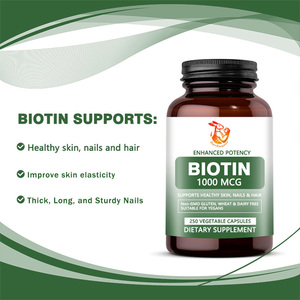 Capsules végétales de biotine OEM ODM pour la santé de la peau, des ongles et des cheveux, soutien du métabolisme énergétique, complément beauté pour femmes - Product Image 6