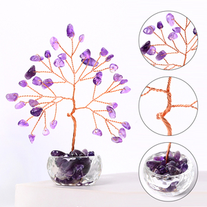 Wholesale High Quality Crystal <b>Tree</b> Amethyst Gravel <b>Tree</b> for Home Decoration - Product Image 1