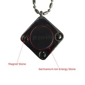 Collier solaire noir à ions négatifs 100% véritable, chaîne en lave, Nano Quantum Science Bio détarar, pendentif énergétique - Product Image 3