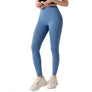 Meilleure Vente Legging de Yoga Intégral Antibactérien Taille Haute Ajusté Effet Push-up Sans Coutures Sensation Peau Nue pour Femme - Product Image 1