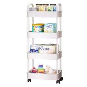 Multi Tiered <b>Storage</b> <b>Trolley</b> 5 Layers Portable Moisture Proof For Bathroom <b>Kitchen</b> Living Room - Product Image 5