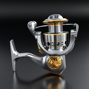 Carrete de Pesca Giratorio ROOBLINOS <span class=keywords><strong>GG</strong></span> Totalmente Metálico 5.2:1 para Agua Salada y Ríos/Cuevas, Alto Rendimiento, para Pesca de Carpas, Aleación de Aluminio - Product Image 5