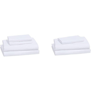 Four piece home <b>bed</b> sheet 120G European style brushed ultra-fine fiber high-<b>end</b> solid color <b>bed</b> sheet wholesale - Product Image 4