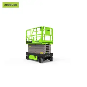 ZS1212HD Best Selling Zoomlion 12m Electric Scissor Lift Platform Aerial Work Platform Intelligent Mini Lift Truck Lift
