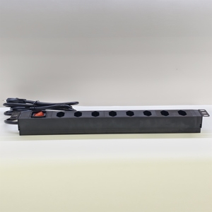 1U 19'' Rackmount 8 Ways Brasil PDU Power Distribution Unit Network Cabinet PDU - Product Image 4