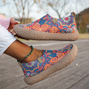 Zapatos Casuales Planos para Mujer, Nuevos Estilos, Zapatillas Deportivas <span class=keywords><strong>con</strong></span> Estampado <span class=keywords><strong>de</strong></span> Diseñador, Verano, Suaves, Transpirables, Ligeras, Punta Ancha, para Exteriores - Product Image 3