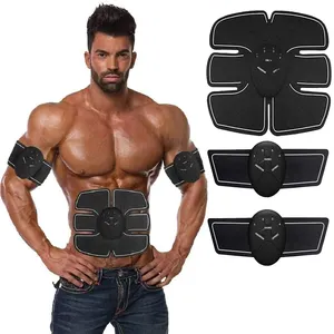 Abs Stimulator Abdominal Intelligent Muscle Toner Training Device with Portable Fitness Workout Equipment for Men Women