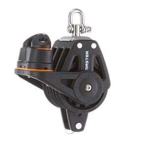 Poulie à anneau rotatif à trois roues Master BP-0613F, diamètre de roue 60 mm, diamètre de ligne 12 mm, quincaillerie marine - Product Image 2