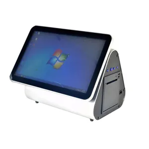 Großhandel cash register 100-All in einem POS system 15 zoll LED Display Restaurant Touch bildschirm Cash Register HS-G156