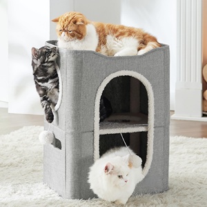 Wholesale Customized Multi Level Sisal <b>Cat</b> Scratching Barrel Tower <b>Scratch</b> <b>Post</b> for <b>Large</b> <b>Cats</b> Pet Stores - Product Image 5