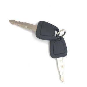Clé de contact Daewoo DH55 noire en ABS pour excavatrice, interrupteur de démarrage - Product Image 2