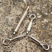 Crochet à ressort en nickel plaqué cuivre Kit de suspension de câble de sécurité de gréement Fabrication de pinces de câble en acier de Suspension de soudage