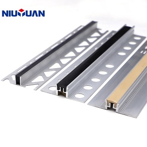 Niuyuan Nhà Máy Giá Nhiệm Vụ Nặng Nề Nhôm Sàn Gạch Mở Rộng Doanh Với Đen Cao Su Chèn - Product Image 2