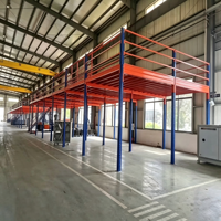 Plateforme en acier à grande portée pour entrepôt, structure industrielle en acier, mezzanine en acier
