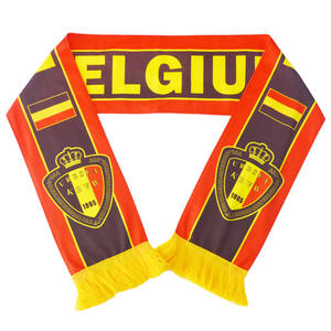 وشاح مشجعي كرة القدم مطبوع بنقشة جاكار مع شراشيب أنيقة، هدايا ومستلزمات للمشجعين بالجملة - Product Image 4