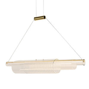 Estilo Hong Kong Post-Modern <span class=keywords><strong>Milan</strong></span> Designer Guía de luz LED grande Tira de araña de lujo Restaurantes Bares Colgante creativo - Product Image 1