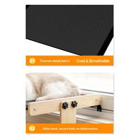 Lit pour chat à 2 niveaux pour fenêtre, griffoir pour chat, nid pour toutes les saisons