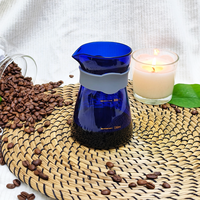 Mug à café individuel en verre borosilicate transparent 300 ml – Écologique, portable, moderne et luxueux pour la maison et l'hôtel