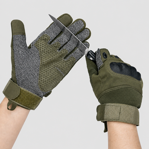 Guantes tácticos resistentes a cortes, de dedo completo, para senderismo, caza, pantallas táctiles, motociclismo y ciclismo todoterreno. - Product Image 2
