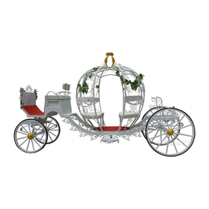 Carruaje de Calabaza de Lujo Personalizado con Caballos para Bodas, Estructura de Acero para 4-6 Personas, Transporte Especial, Precio al por Mayor - Product Image 1