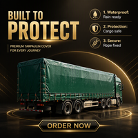 Rouleau de bâche en tissu PP imperméable, écologique, non toxique, recyclable, haute résistance, léger, anti-UV, pour couvrir les camions et les marchandises