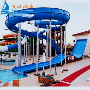 Toboggan aquatique en fibre de verre pour adultes de haute qualité équipement de jeu aquatique parc à thème d'aventure intérieur - Product Image 5
