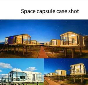 Serres modulaires préfabriquées portables en acier galvanisé 2026, étanches, pliables, mini-maisons sur <span class=keywords><strong>remorque</strong></span>, utilisation hôtelière - Product Image 5