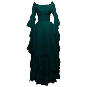 ハロウィーンゴシックウィッチコスプレレディースプラス中世海賊ドレスWDEC-013 - Product Image 5