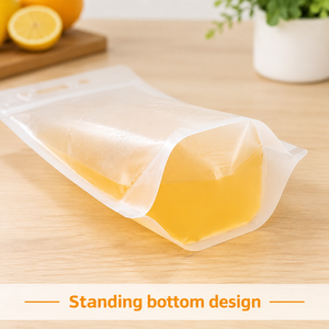 Bolsas de Plástico PE Desechables Personalizadas para Bebidas con Orificio para Pajita, Envases Transparentes para Agua, Líquidos y Alimentos - Product Image 4