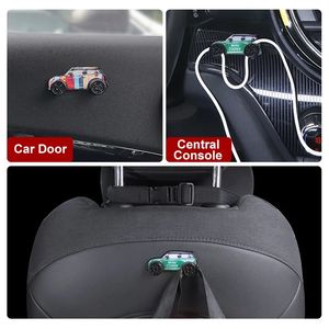 다기능 미니 자동차 모델 디자인 걸이 장식 액세서리 견인 후크 머리 받침 후크 자동차 홈 사무실 - Product Image 5
