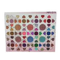 Nouvelle palette de fards à paupières imperméables mats et scintillants de haute qualité en gros, 76 couleurs