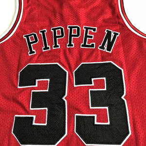 Bull n. 33 Pippen dello stesso stile maglia da basket tuta UV protezione da allenamento ad asciugatura rapida attrezzature sportive per palestra taglie forti stampate - Product Image 5