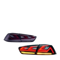 Feu arrière LED CYH LTG 285 pour moto et vélo, feu de patrouille rétractable CYH pour Mitsubishi Lancer