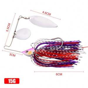 SWORDFISH <span class=keywords><strong>Berkley</strong></span> Power Blade Compact Plastic Live Bait Fishing Spinnerbait pour la pêche au black-bass en eau douce et en eau salée, en lac et en rivière - Product Image 3